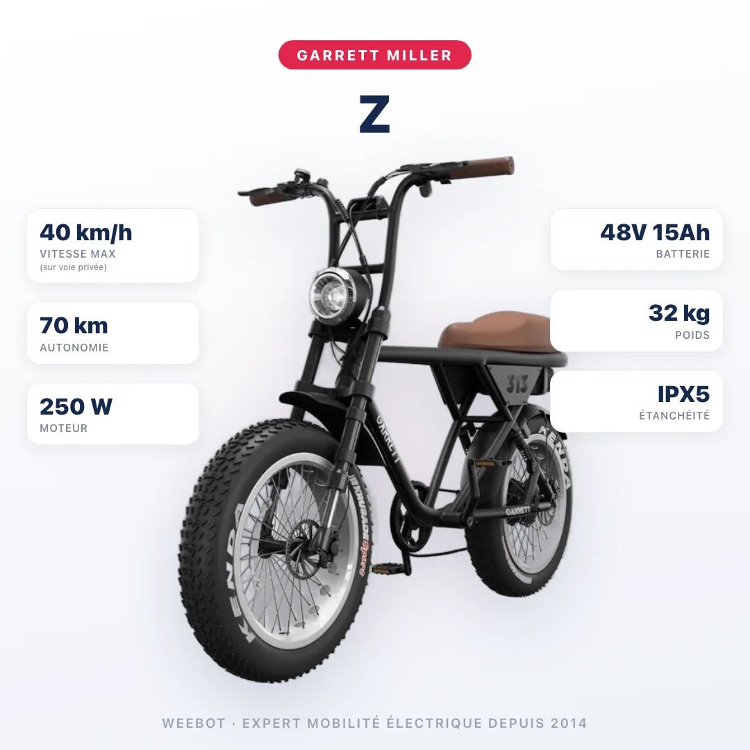 Fatbike Électrique Biplace Cargo Garrett Miller Z - E-Volty