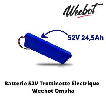 Batterie Trottinette Electrique 52V Omaha 10 pouces - E-Volty (Batterie Uniquement)