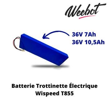 Batterie Trottinette Électrique 36V T855 - Wispeed (Batterie Uniquement)