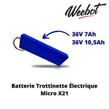 Batterie Trottinette Électrique 36V X21 - Micro (Batterie Uniquement)