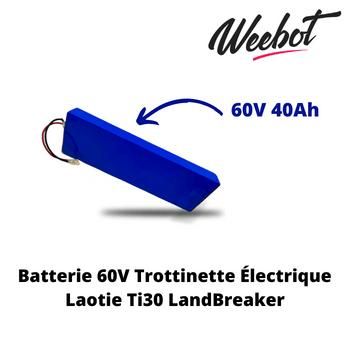 Batterie Trottinette Electrique 60V Ti30 LandBreaker - Laotie (Batterie Uniquement)