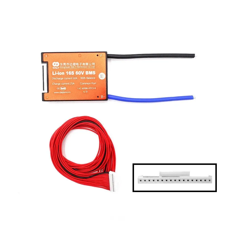 BMS Daly 60V 16S 50A pour Trottinette Électrique