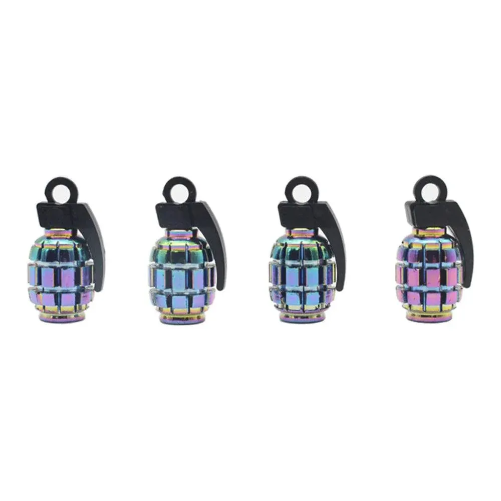 Lot de 2 Bouchons de Valve Grenade