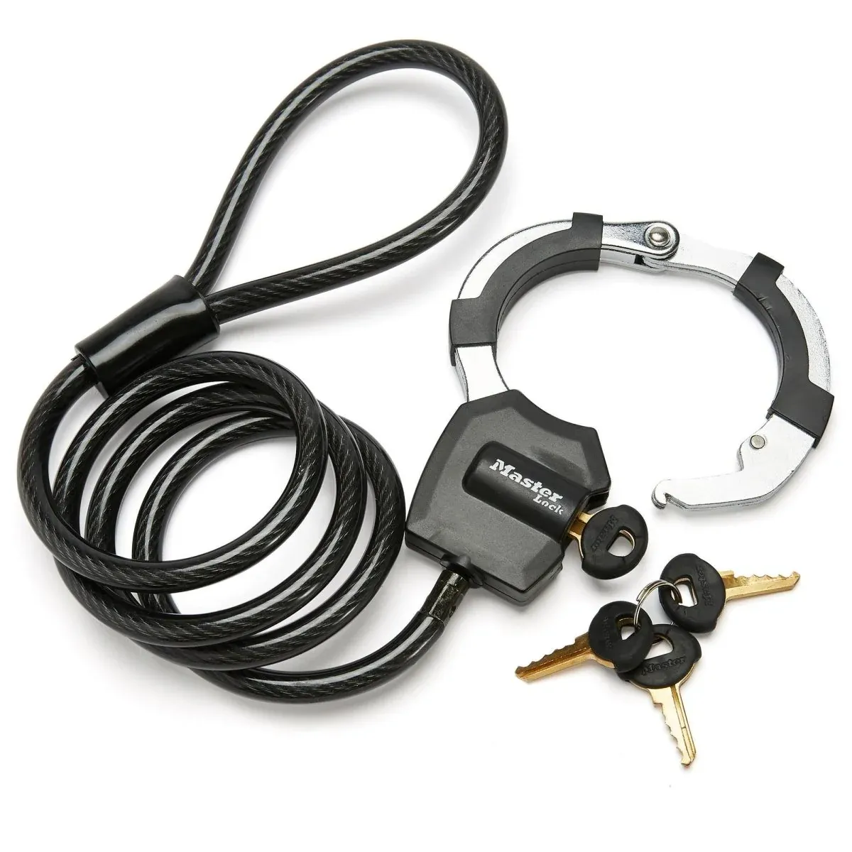 Cable Anti Vol 1m Menotte Master Lock Street Cuff - Trottinette et Vélo