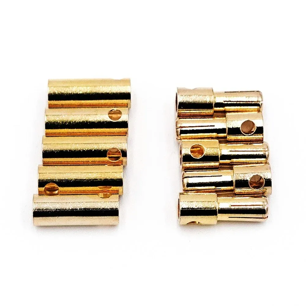 Câble Connecteur Banane 5.5mm X10 (5 Mâles + 5 Femelles) pour Trottinette Électrique