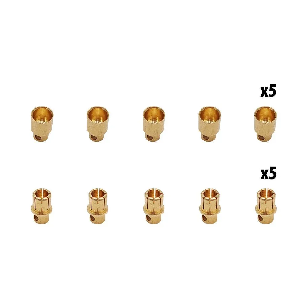 Câble Connecteur Banane 8mm x10 pcs (5 Male + 5 Femelles) pour Trottinette Électrique