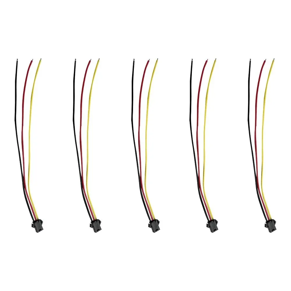 Câble Connecteur Prise JST 3 Pins avec Câble Femelle x5 pour Trottinette Électrique