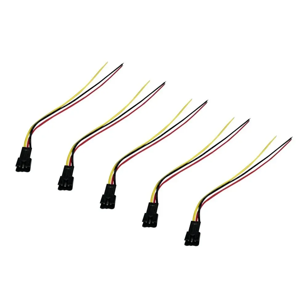 Câble Connecteur Prise JST 3 Pins avec Câble Mâle x5 pour Trottinette Électrique