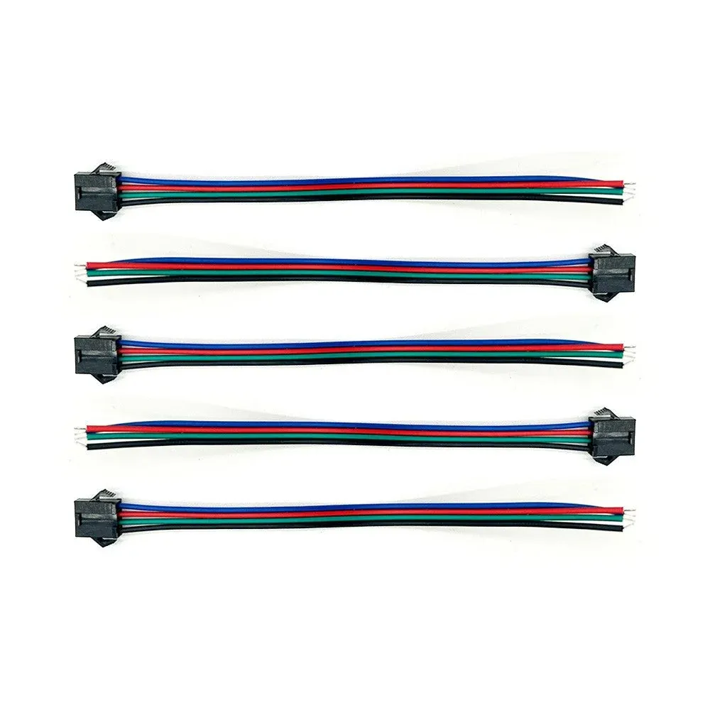 Câble Connecteur Prise JST 4 Pins Femelle x5 pcs pour Trottinette Électrique