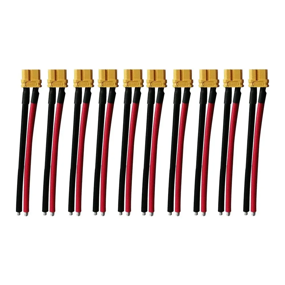 Câble Connecteur XT60 Femelle avec Câble 10 cm X10 pcs pour Trottinette Électrique