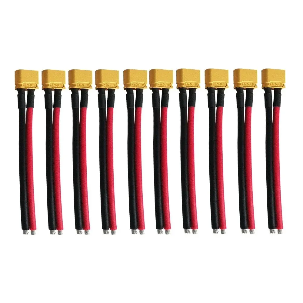 Câble Connecteur XT60 Mâle 10 cm X10 pcs pour Trottinette Électrique