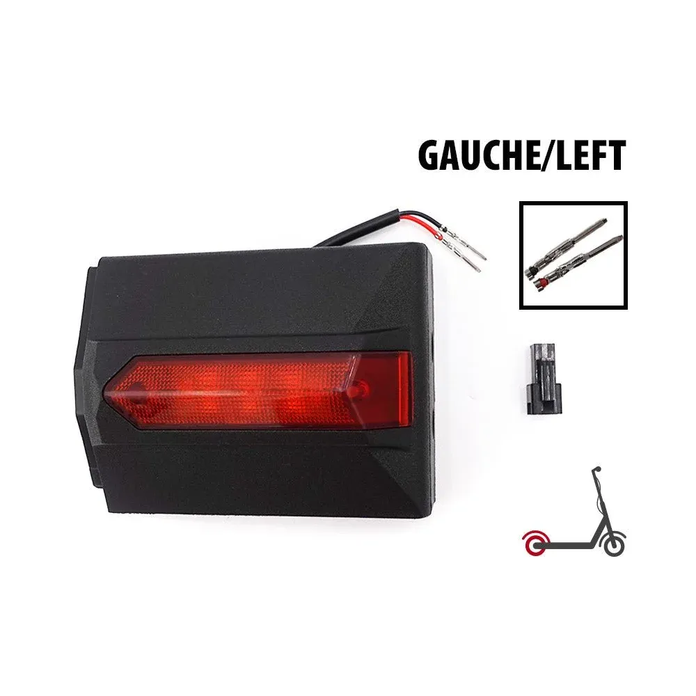 Cache LED Arrière Gauche pour Trottinette Électrique Kukirin G2 Pro