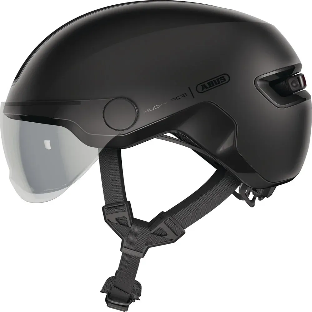 Casque de vélo ABUS HUD-Y ACE Velvet Noir