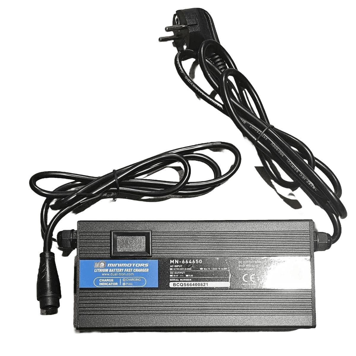 Chargeur Rapide Officiel Minimotors pour Batterie 60V de Trottinette Électrique (LP16-3)