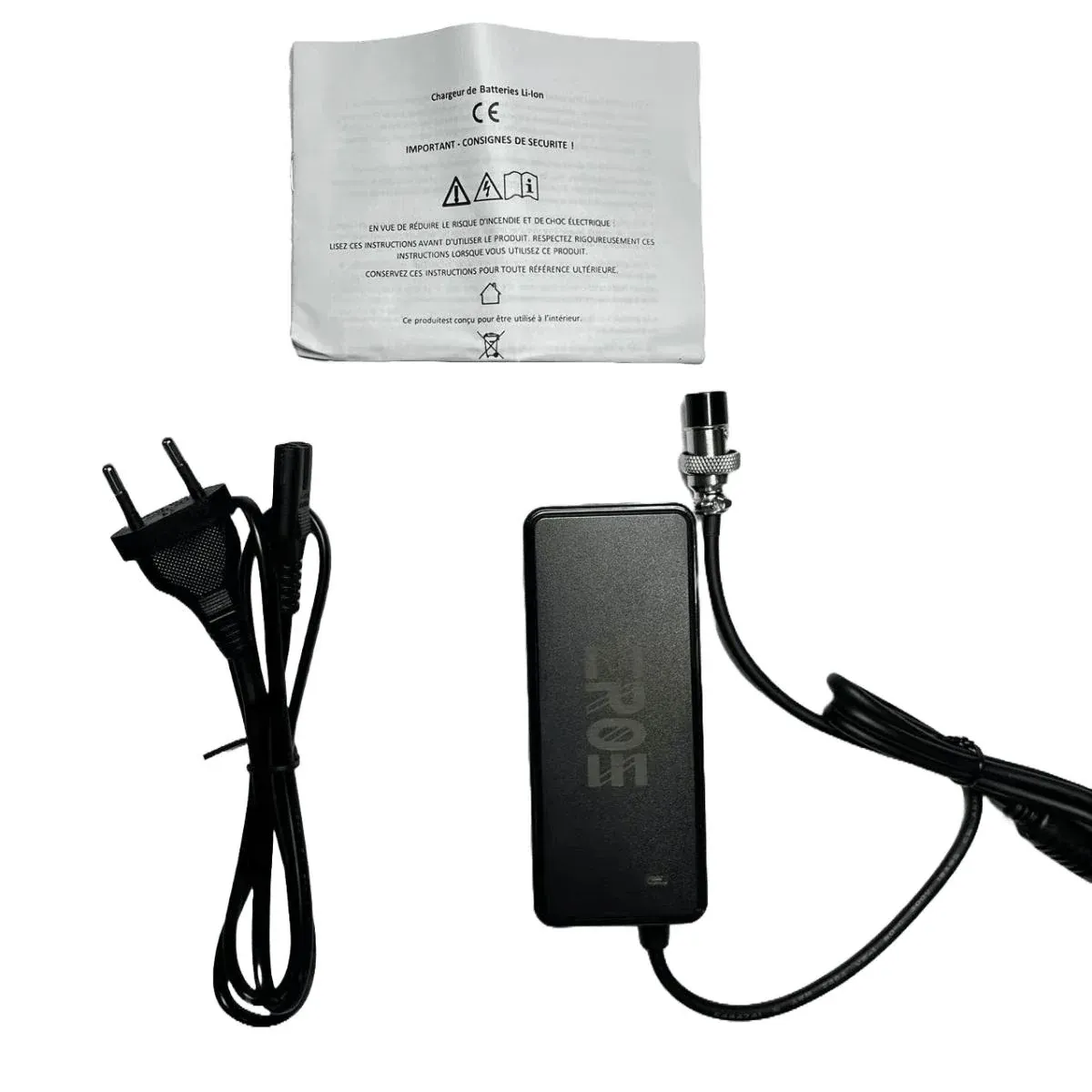 Chargeur Standard pour Batterie 12V de Potence Trottinette Électrique Dualtron