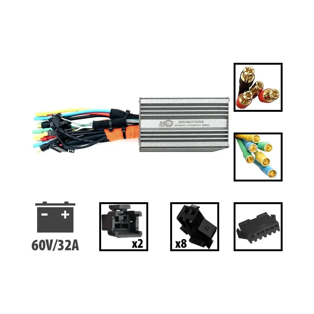Contrôleur 60V 32A pour Trottinette Électrique Dualtron Victor Luxury Plus