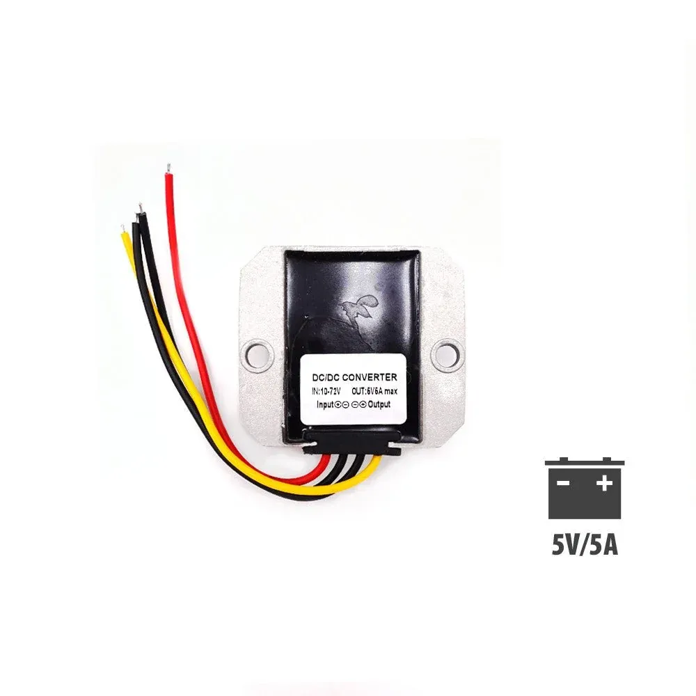 Convertisseur Tension Alu DC 5V 5A pour Trottinette Électrique