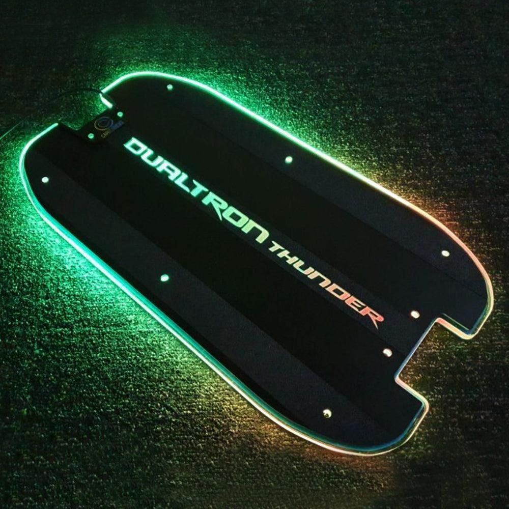 Plateau Deck Lumineux Dualtron Thunder de CarbonRevo (Finition Noir Mat Liserait Rouge)