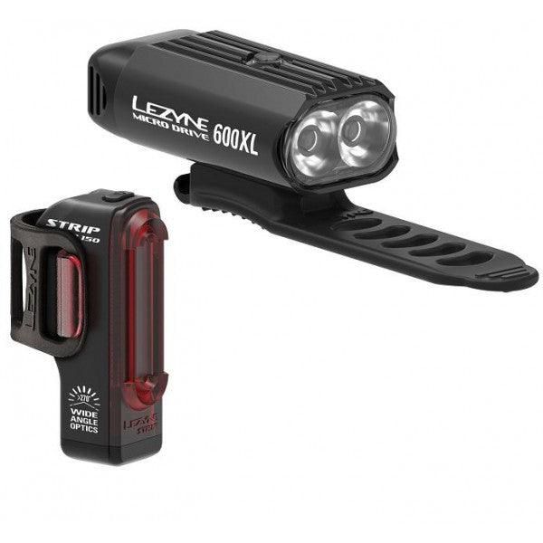 Kit Eclairage Avant et Arrière Lezyne Micro Drive PRO 600 XL - 600 Lumens