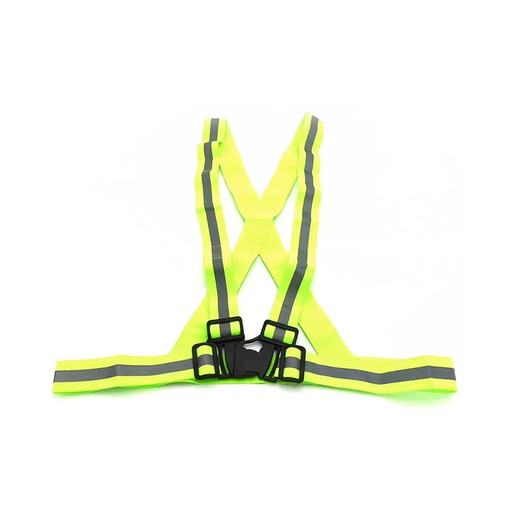 Gilet de signalisation Jaune avec bandes réfléchissantes pour Trottinette Électrique