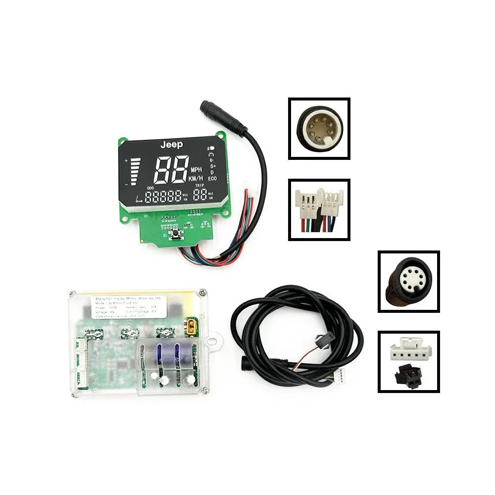 Kit Afficheur Et Contrôleur 36V Pour Trottinette Électrique Jeep Urban Camou