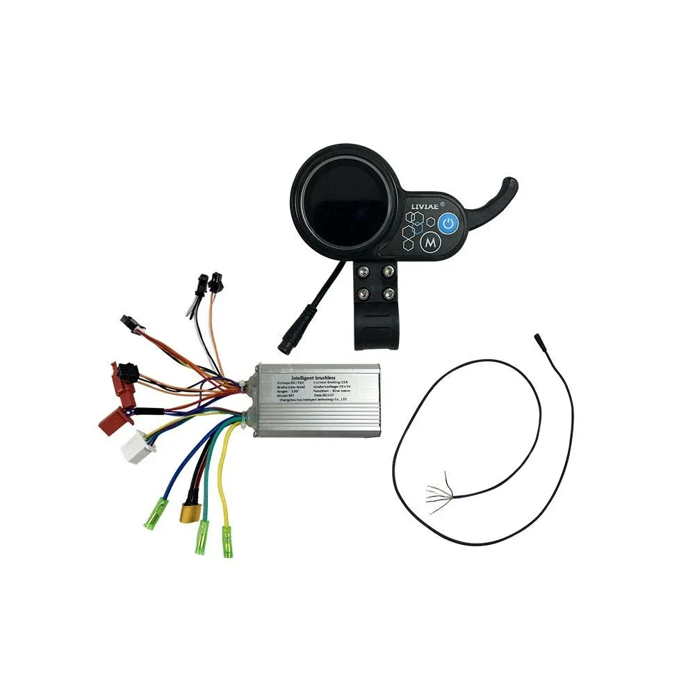 Kit Contrôleur Display Câble Afficheur 36V 15A pour Trottinette Électrique Liviae