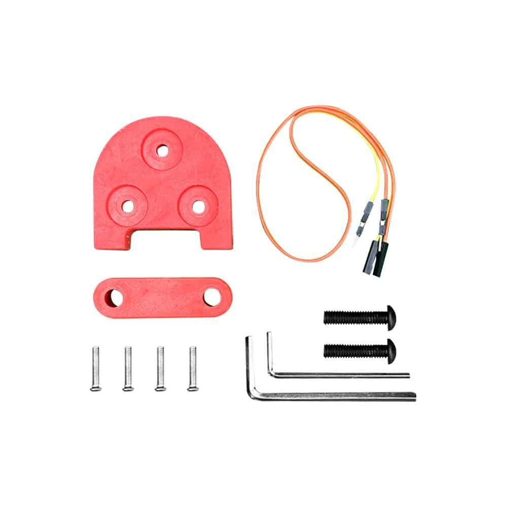 Kit de Réhausse 10 Pouces pour Trottinette Électrique Xiaomi M365 & M365 Pro - Couleur Rouge