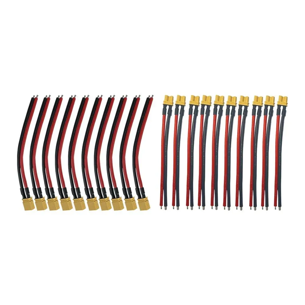 Pack Câble Connecteur XT30 avec Câbles X10 Mâles + X10 Femelles pour Trottinette Électrique