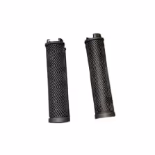 Paire de Poignée Noire sans Bague pour Vélo Electrique Fatbike Garrett Miller X
