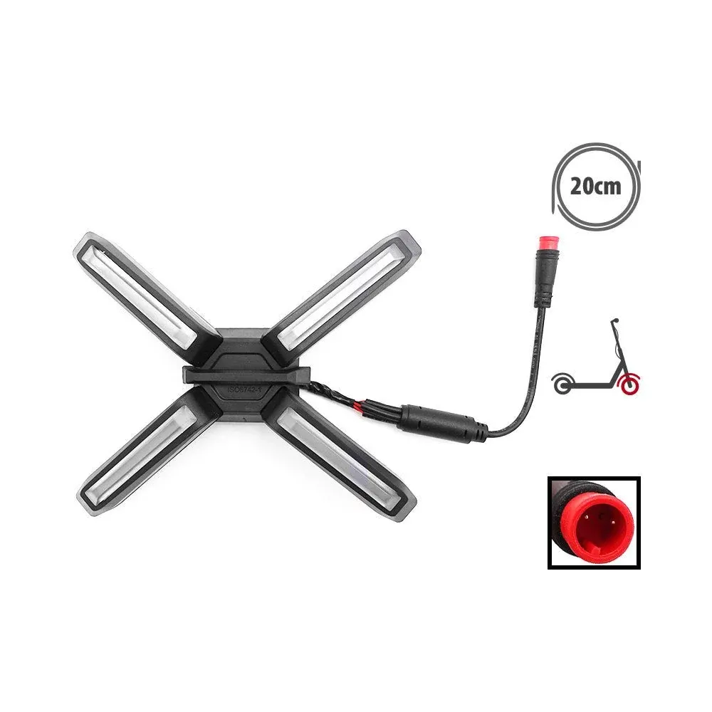 Phare Avant LED pour Trottinette Électrique Ninebot Segway ZT3 Pro