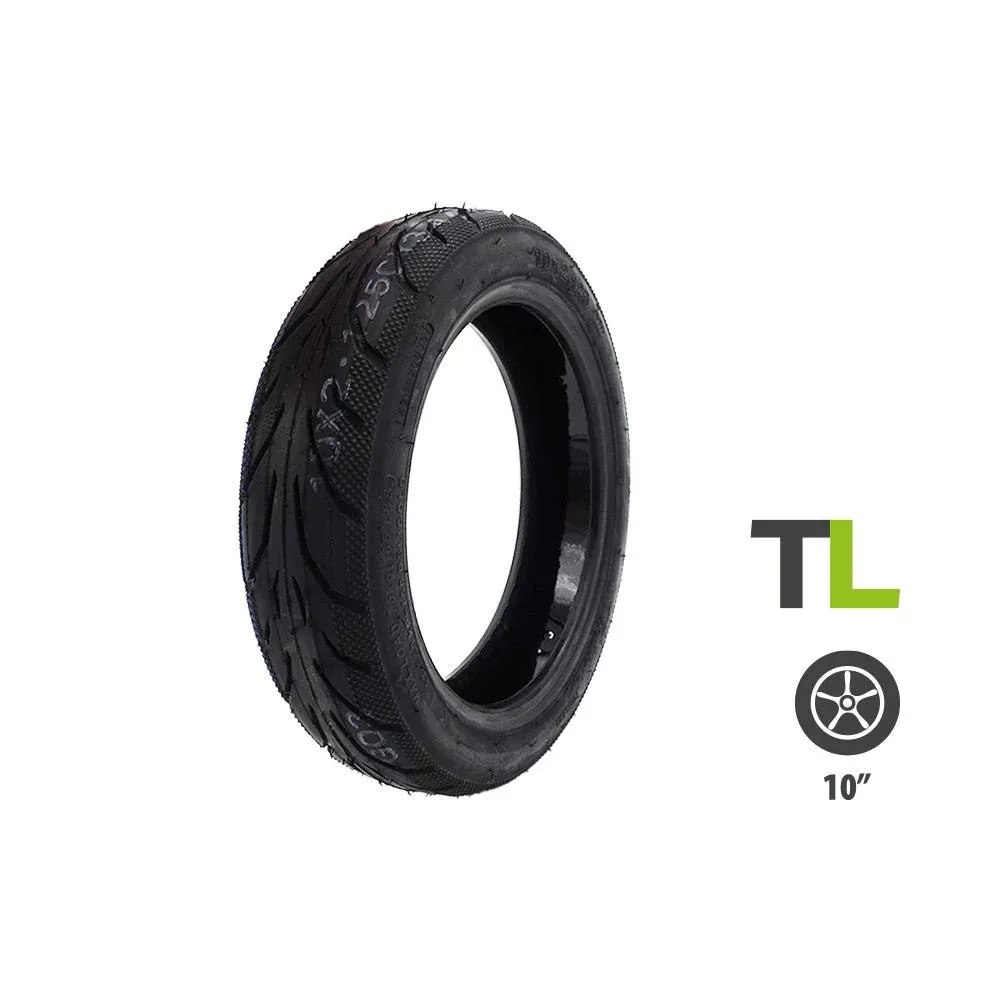 Pneu 10x2.125-6.5 Tubeless avec Gel Anticrevaison pour Trottinette Électrique Ninebot F Xiaomi Mi4