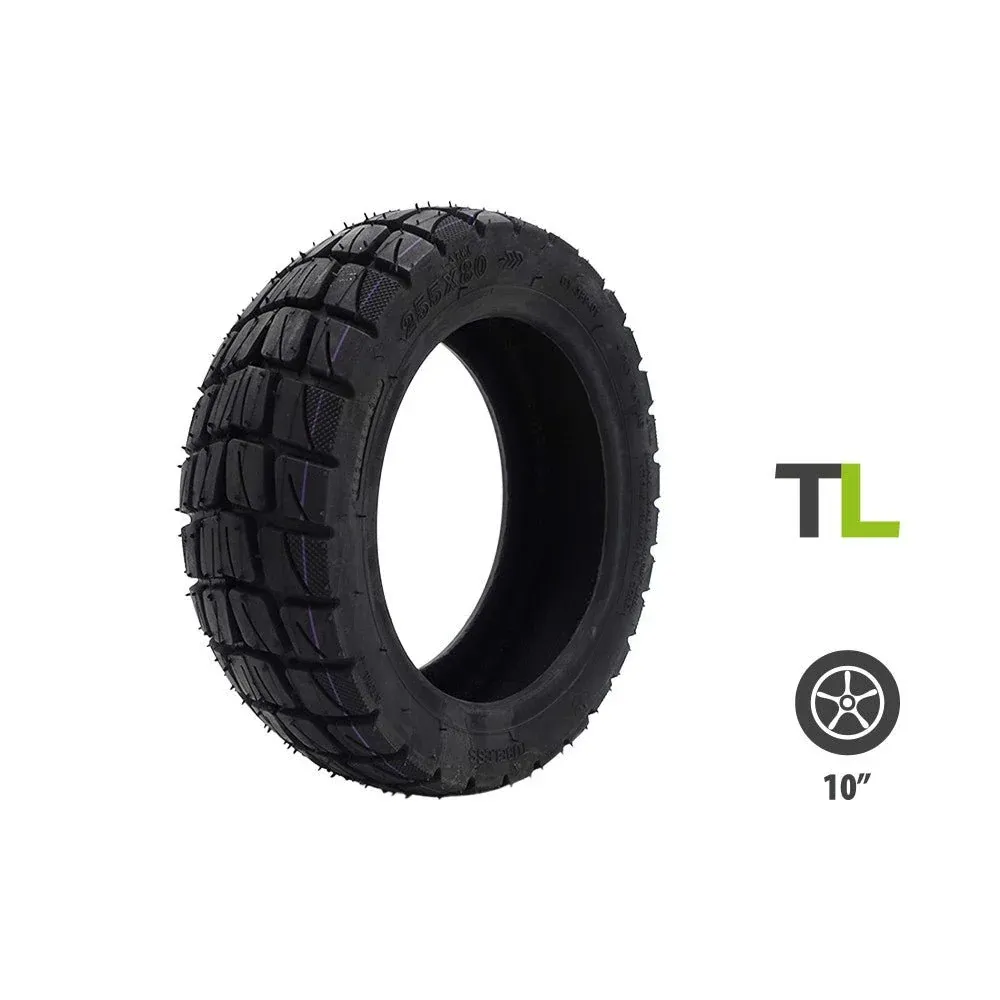 Pneu Offroad Renforcé Tubeless 80/65-6 (255x80) pour Trottinette Électrique