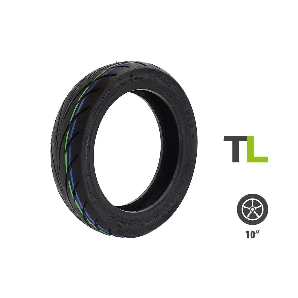 Pneu Tubeless 10x2.50-7 pour Trottinette Électrique Niu Kqi 300