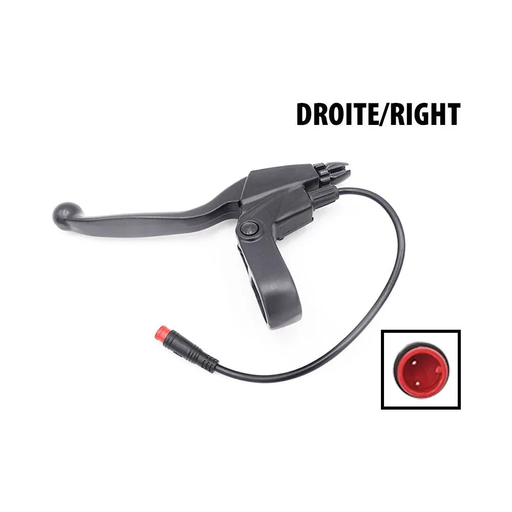 Poignée de Frein Gauche avec Connecteur Étanche pour Trottinette Électrique Kugoo M4 Pro / Smartgyro