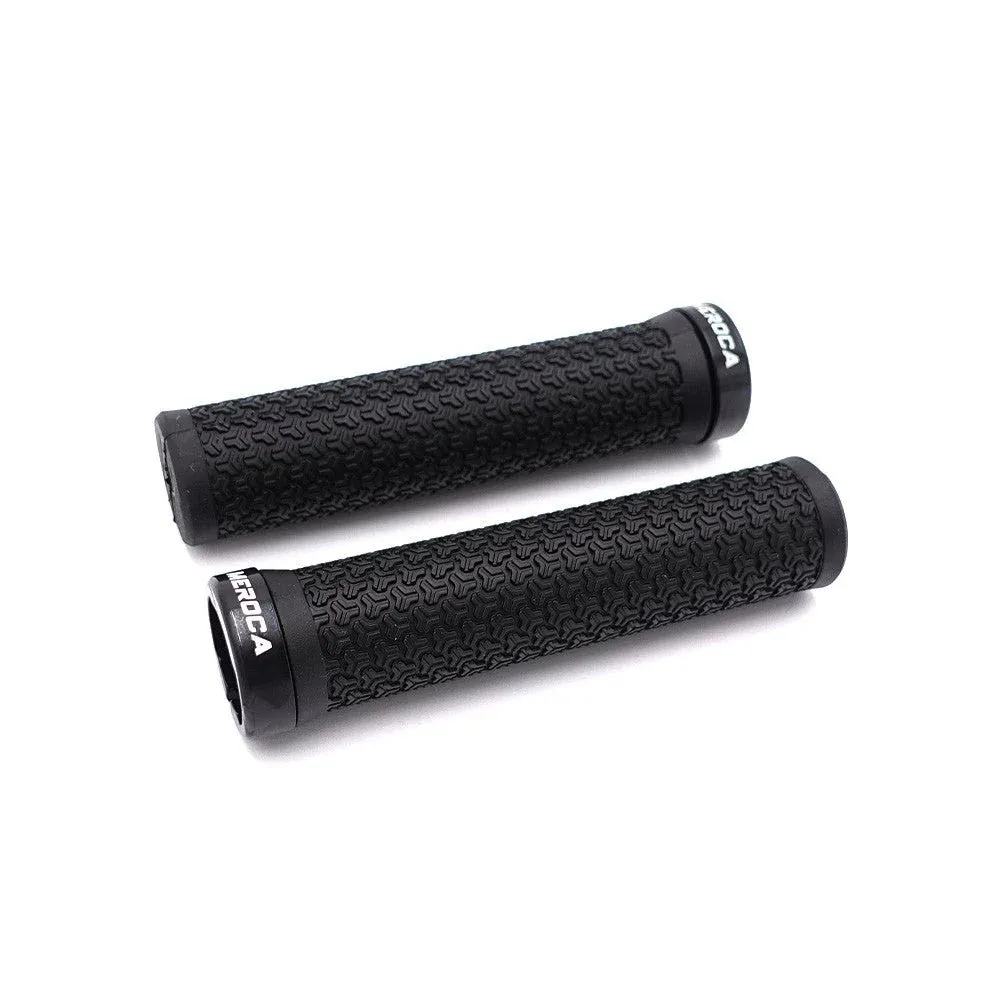 Poignées en Silicone Noires pour Trottinette Électrique