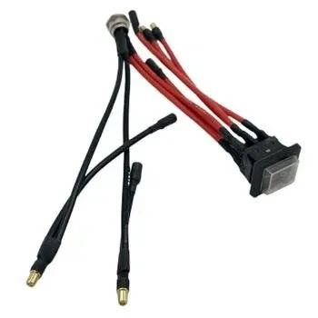 Port de Charge GX-16 Femelle Avec Interrupteur pour Trottinette Électrique Minimotors