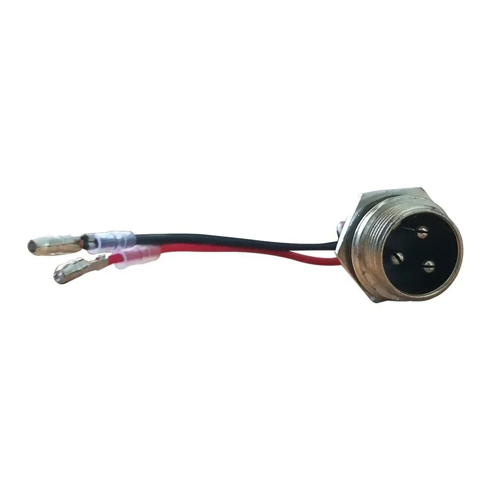 Port de Charge GX16-3P avec Câbles Fiches Rondes pour Trottinette Électrique