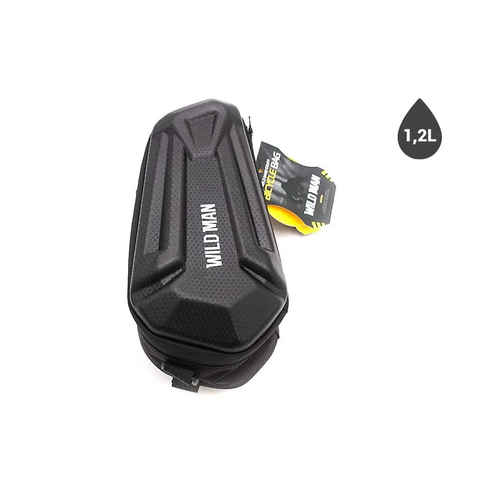 Sacoche Selle Vélo 1,2L Wildman XT7 pour Vélo et Trottinette Électrique