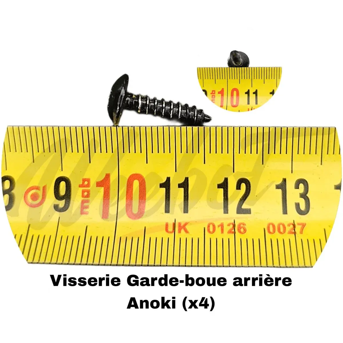Vis à Tête Cruciforme Bois et Plastique pour Garde Boue Arrière Anoki (Pack de 4)