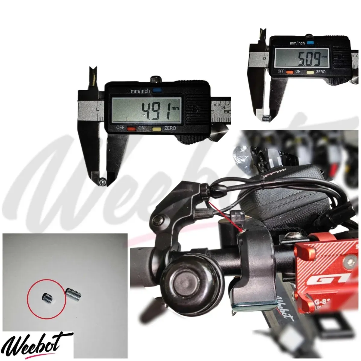 Vis Sans Tête (Pack 10) pour Trottinette Electrique E-Volty Zephyr (Contacteur Clés)